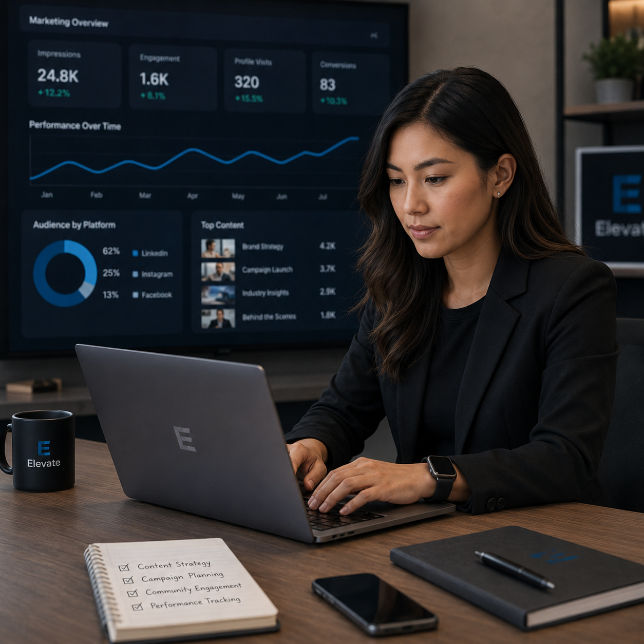 Social media and brand management retainer